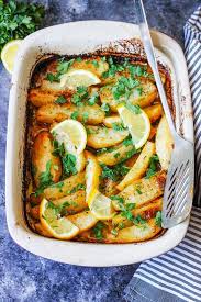 Greek Lemon Potatoes Authentic Recipe With Idaho Potatoes Eating European Recipe Greek Lemon Potatoes Authentic Recipes Lemon Potatoes
