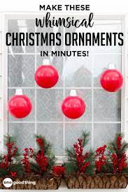 How To Make Cheap And Easy Giant Christmas Ornaments Large Christmas Ornaments Giant Christmas Ornaments Christmas Decorations Diy Outdoor