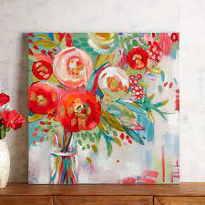 Want to discover art related to pier1imports? Pier 1 Imports Poppy Flowers Wall Art Shopstyle Home Living Kunst Painting Abstrakte Malerei