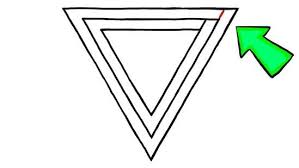How To Draw An Impossible Triangle In 2020 Impossible Triangle Draw Drawings