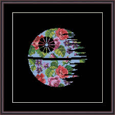 Plus, use our caption/border maker tool to chart your own words. Check Out These Amazing Floral Star Wars Cross Stitch Patterns Cross Stitch