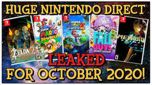 2021 is off to a slow start for games and nintendo nintendo leaks and rumors have been everywhere concerning the rumored console. Amazing Nintendo Switch Leaks Absolutely Huge Next Nintendo Direct October Leaks Youtube