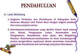 Contoh latar belakang pada sektor pertanian. Laporan Operasionalisasi Ppt Download