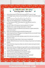 Christmas quiz for adults answers 1. Great Classic Christmas Trivia Printables Bundle 140 Unique Questions Great Christmas Carols Songs