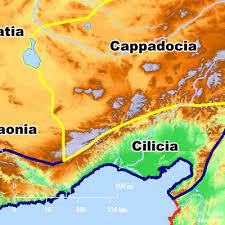 Hotel cilicia, roma'nın sakin bir bölgesinde yer almaktadır. Bible Map Cilicia