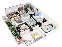 Desain rumah big glass ordinary. 11 Contoh Denah Rumah Minimalis 3 Kamar Tidur Yang Luas Dan Nyaman Rumah123 Com