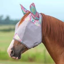 cashel multi henna crusader fly mask with ears