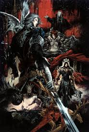 Based on the japanese video game series of the same name by konami. Konami Kojima Ayami Castlevania Castlevania Curse Of Darkness Dracula Hector Isaac Rosaly The End Trevor Belmont Sword Weapon 29208 Yande Re