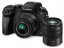 Lumix G7 4k Mirrorless Interchangeable Lens Camera Double Lens Kit With 14 42mm And 45 150mm Lenses