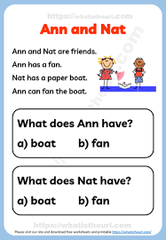 kindergarten reading comprehension pages 2 your home teacher