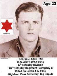 It's more like a backcountry banquet these days. Pfc George J Cook 1922 1945 Find A Grave Memorial