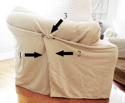 Diy stenciled parson chair slipcovers… 11. How To Use Canvas Drop Cloths As Slip Covers No Sewing Required