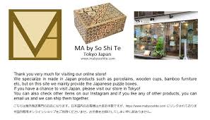 We did not find results for: Ma By So Shi Te Puzzle Box Specialty Store From Tokyo Japan