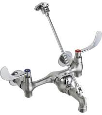 Browse options for ada compliant bathroom grab bars in finishes including chrome, stainless, bronze and more: Delta Wall Mount Service Sink Faucet With Lever Handles And Adjustment Centers Contemporary Utility Sink Faucets By The Stock Market Houzz