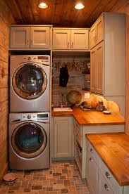 Browse the user profile and get inspired. 75 Beautiful Rustic Laundry Room With Wood Countertops Pictures Ideas April 2021 Houzz