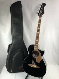 Fender Black Acoustic Electric Guitar Pin On Guitars Basses