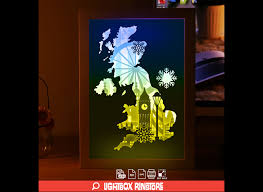 Download England London 3d Paper Cut Lightbox Graphic By Lightbox Rinstore Creative Fabrica PSD Mockup Templates