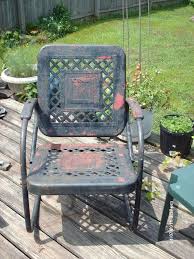 Motel Chair From Flea Market Gardening Fb Metal Lawn Chairs Rocking Chair Porch Lounge Chair Design