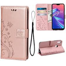 How many ram and storage options are available for zenfone max pro m2? Buy Wallet Case For Asus Zenfone Max Pro M2 Zb631kl 3 Card Holder Embossed Butterfly Flower Pu Leather Magnetic Flip Cover For Asus Zenfone Max Pro M2 Zb631klrose Gold Online In Lebanon
