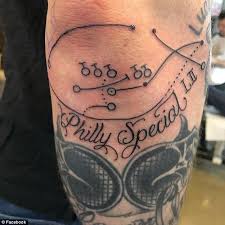 Check spelling or type a new query. Eagles Fan Has Tattoo Of Philly Special Play Super Bowl Daily Mail Online