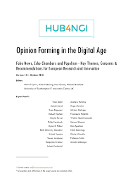 Pdf Opinion Forming In The Digital Age