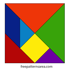 You now need to draw the lines that will mark out the edges of each tangram. Pin On Cutting Template