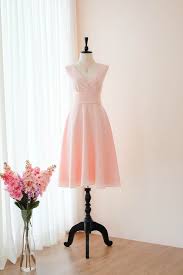 Blush Pink Dress Pink Bridesmaid Dresses Knee Length Pink Etsy In 2020 Prom Dresses Vintage Vintage Bridesmaid Dresses Knee Length Bridesmaid Dresses