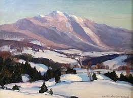 Emile Gruppe Painting Of Mount Mansfield Vermont Item 1267362 Winter Landscape Painting Winter Landscape Winter Painting