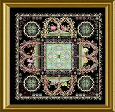 art and art deco purses and pocketbooks. Chatelaine The Rosarium Mandala Cross Stitch Chart