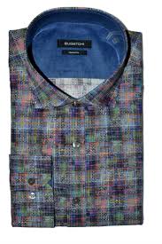 Classic Fit Broken Plaid Sport Shirt Orchid