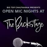 Open Mic Nights at The Backstage