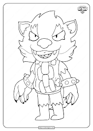 Click the brawl stars leon coloring pages to view printable version or color it online (compatible with ipad and android tablets). Werewolf Leon Brawl Stars Coloring Pages