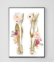 Muscular System Art Massage Therapist Gift Leg Anatomy Etsy Anatomy Art Massage Art Medical Art