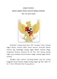 Gambar dan lambang burung garuda pancasila garuda pancasila merupakan simbol atau lambang dari negara indonesia dengan semboyan bhineka tunggal ika yang memiliki arti meskipun berbeda beda namun tetap satu. Top Pdf Garis Hitam Pada Perisai Garuda Pancasila 123dok Com