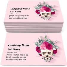 If you enjoyed, leave a like and subscribe :)follow me here! Editable Human Skull And Flowers Business Card Template