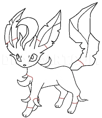 Plus, it's an easy way to celebrate each season or special holidays. How To Draw Leafeon Coloring Page Trace Drawing