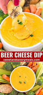 Easy Beer Cheese Dip Recipe Sweet And Savory Meals Recipe Beer Cheese Dip Appetizers Easy Beer Cheese