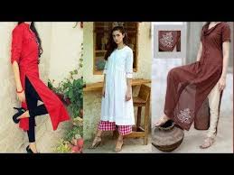 Beautiful Simple Stylish Casual Wear Dresses Kurti Design For Girls 2018 Casual Wear Dress Kurti Designs Street Style Dress