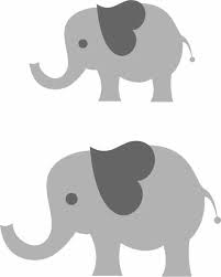 Baby Shower Baby Elephant Clipart Black And White Elephant Baby Instant Download Includes Svg Eps Pdf And Jpg Etsy Baby Elephant Images Elephant Applique Baby Elephant