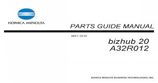 Download the latest drivers and utilities for your konica minolta devices. Bizhub 20 Parts Manuel Pdf Pdf Document