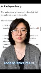 In part four of our SPJ Code of Ethics series, we take a look at the “Act  Independently” principal. Stay tuned for the last part later today!,  #journalism #journalismtiktok #journalismeducation #news ...