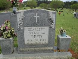 Scarlett Crenshaw Reed (1945-2002)