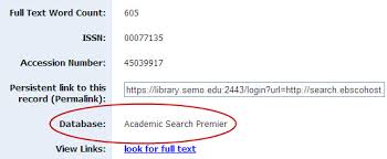Mla Style Citing Articles