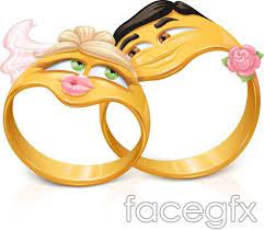 Cartoon Style Rings Couple Rings Wedding Vector Happy Wedding Anniversary Quotes Happy Wedding Anniversary Wishes Wedding Anniversary Wishes