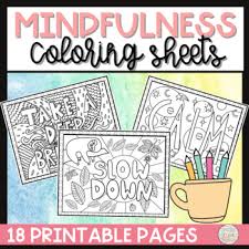 Calm down is a phrase that we all use, especially with kids when experiencing intense emotions. Calming Coloring Pages Worksheets Teaching Resources Tpt