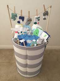 Homemade baby shower hamper ideas. Baby Boy Baby Shower Gift Idea From My Mother In Law Baby Shower Baskets Diy Baby Shower Gifts Baby Shower Gift Basket