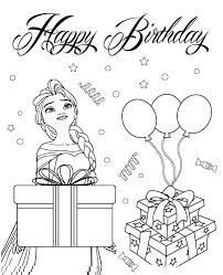 This coloring page contains adorable friends, birthday cake, birthday presents and a greeting card. Happy Birthday Coloring Card New Collection 2020 Free Printable