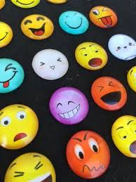 10 Emoji Glass Cabochons 25mm Emojis Facial Expressions Emoticons Winkey Smiley Face Chat Icons Cabs 10 Things Emoji Emoticon