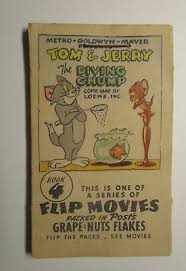 NICE! VFN 1949 FLIP MOVIES Grape-Nuts TOM & JERRY
