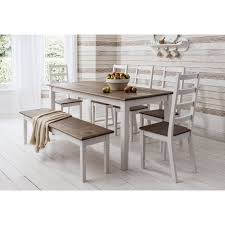 A wide variety of bench dining table set options are available to you, such as appearance, specific use. Canterbury Dining Table With 5 Chairs And Bench Noa Nani